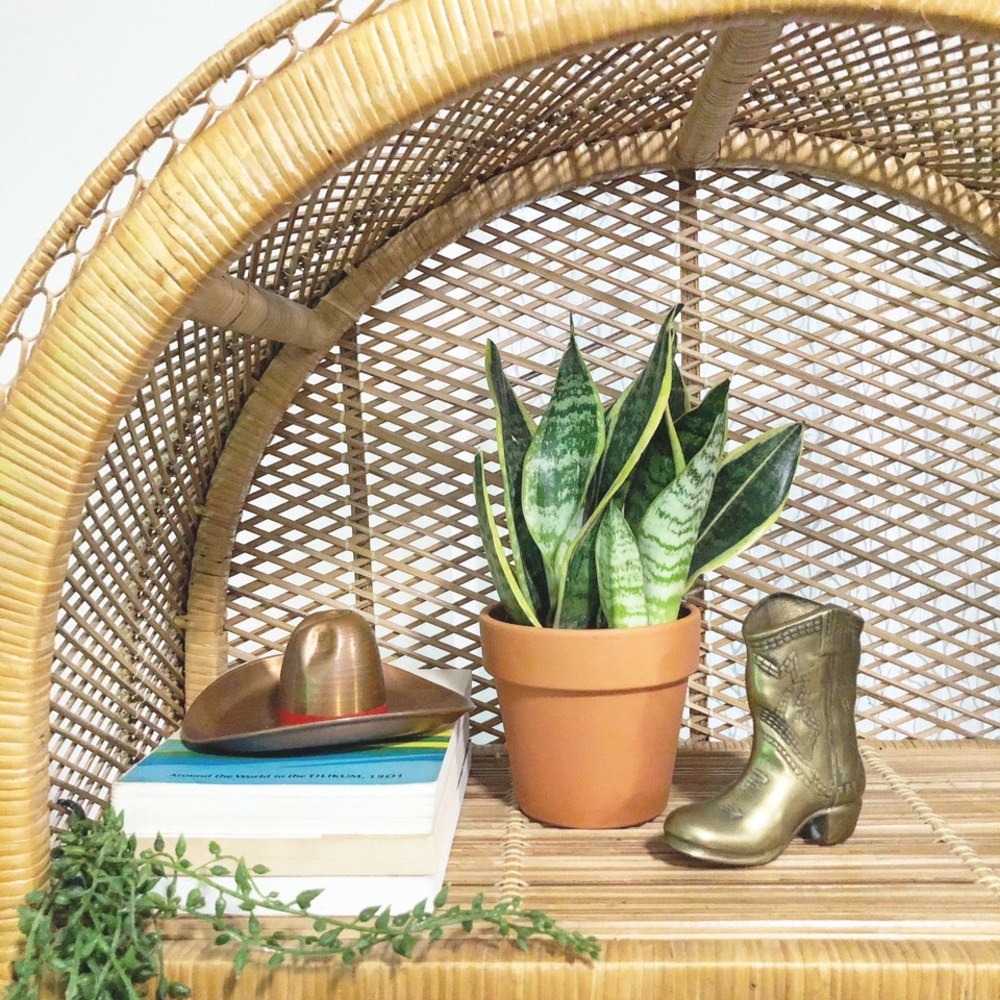 Vintage Copper Cowboy Hat